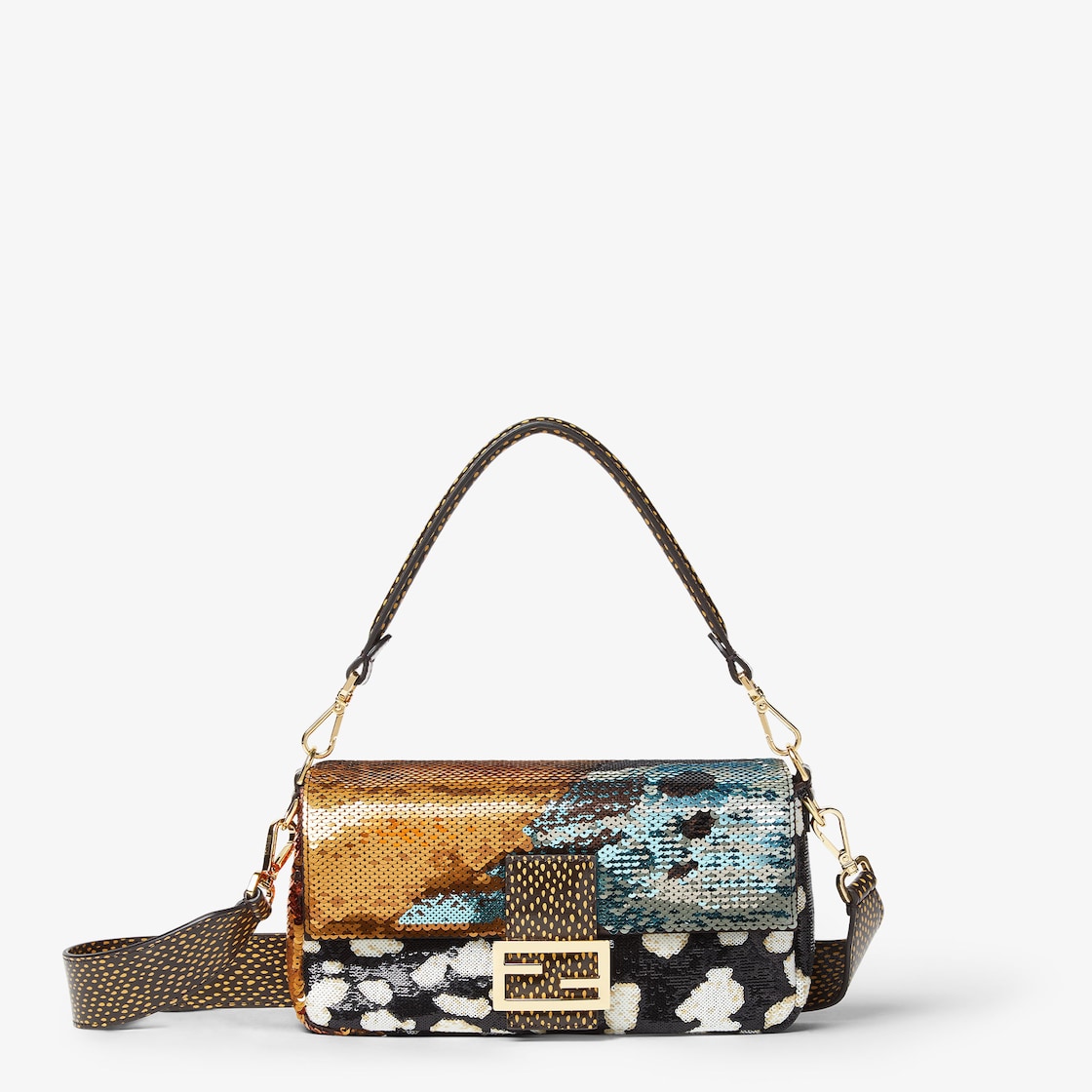 FENDI Baguette® Multicolor Night Butterfly sequin bag - Image 1